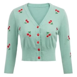 Cherry Cardigan – Mint