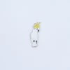 Cockatoo Enamel Pin – #96 -Fusion Charm Shop cockatoo