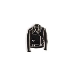 Cool Black Jacket Enamel Pin – #266