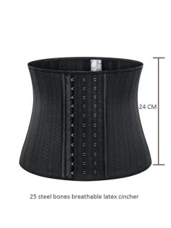 Clarice Black Latex Chincher