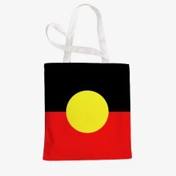 Canvas Tote Bag – Aboriginal Flag