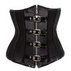 Vixen Black Buckle Underbust Waist Corset -Fusion Charm Shop ef5fc9638cb835bf1a6968e51cc999300d7b0a6e