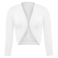 Everly Bolero – White