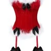 Mrs Claus Black Bow Corset -Fusion Charm Shop fbb56a45 b684 4851 85a0 02cc6613832e