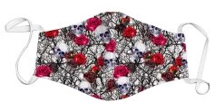 Face Mask – Skull Rose Vine