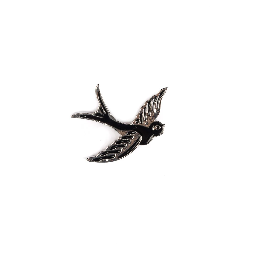 Flying Bird Enamel Pin – #264 3 Flying Bird Enamel Pin – #264