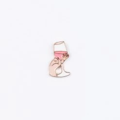 Glass Of Wine Anyone? Enamel Pin – #139