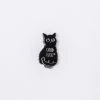 Good Luck Black Cat Enamel Pin – #166 -Fusion Charm Shop good luck black cat