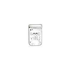 Good Vibes Jar Enamel Pin – #289