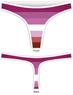 Pride Lesbian Flag G-string