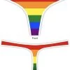 Pride Rainbow LGBTQ Flag G-string -Fusion Charm Shop gstring rainbow lgbtq