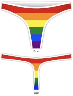Pride Rainbow LGBTQ Flag G-string