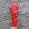 Long Red Satin Gloves -Fusion Charm Shop hanska copy2
