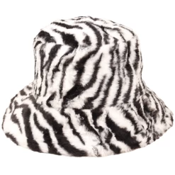Zebra Fluffy Bucket Hat 5 Zebra Fluffy Bucket Hat -Fusion Charm Shop hattuliinit ihin5