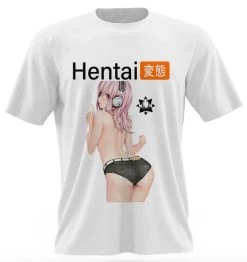 Hentai Anime T-Shirt – White