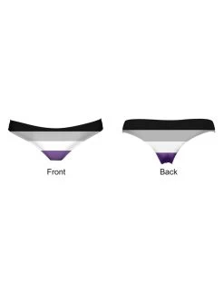 Pride Asexual Flag Hot Pants
