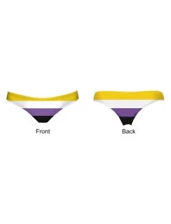 Pride Non Binary Flag Hot Pants