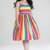 Hell Bunny Over The Rainbow Dress