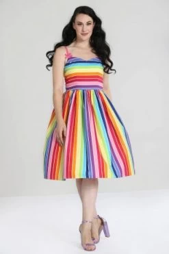 Hell Bunny Over The Rainbow Dress