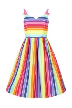 Hell Bunny Over The Rainbow Dress -Fusion Charm Shop httpspopsoda.co .ukimageshlb40059 over the rainbow 50s dress multi 10