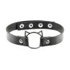 Black Cat Ring Choker -Fusion Charm Shop kaulapanta1