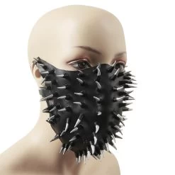 Rubber Mask With Spikes