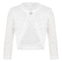Olga Lace Bolero – White