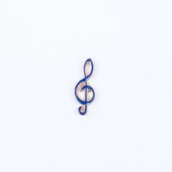 Treble Clef Enamel Pin – #98