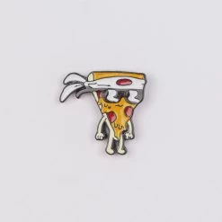 Ninja Pizza Slice Enamel Pin – #57