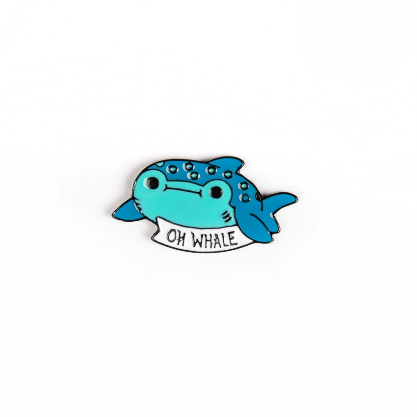 Oh Whale Enamel Pin – #281 3 Oh Whale Enamel Pin – #281