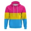 Pansexual Flag Print Hoodie -Fusion Charm Shop pansexual hoodie