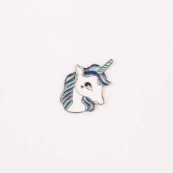Purple And Blue Unicorn Enamel Pin – #108