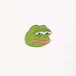 Pepe The Frog Sad Enamel Pin – #103