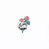 Skull And Roses Enamel Pin – #116 -Fusion Charm Shop skull and roses