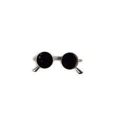 Round Sunglasses Enamel Pin – #237