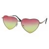 Heartbreaker Pink And Yellow Sunglasses -Fusion Charm Shop sunglasses heart frames pink yellow
