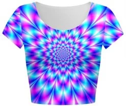 Psychedelic Crop Top