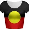 Aboriginal Flag Crop Top