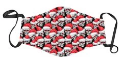 Face Mask – Santa Skull Hat