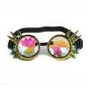 Spike Kaleidoscope Goggles- Green/Gold