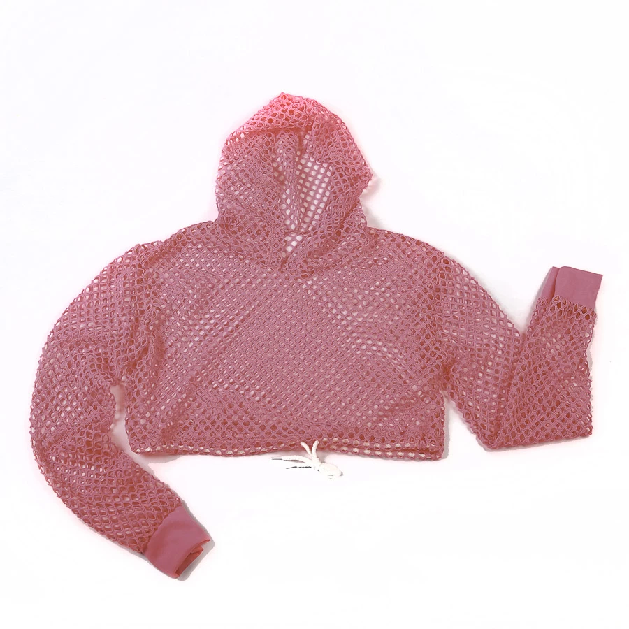 Mesh Top Hot Pink 3 Mesh Top Hot Pink