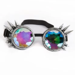 Spike Kaleidoscope Goggles – Antique Silver