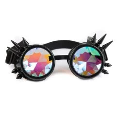 Spike Kaleidoscope Goggles – Black