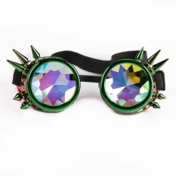 Spike Kaleidoscope Goggles- Red/Green