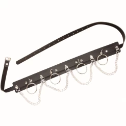 Darlene Belt With Silver Rings And Chain