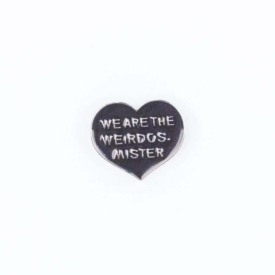 We Are The Weirdos Mister Love Heart Enamel Pin – #77 3 We Are The Weirdos Mister Love Heart Enamel Pin – #77